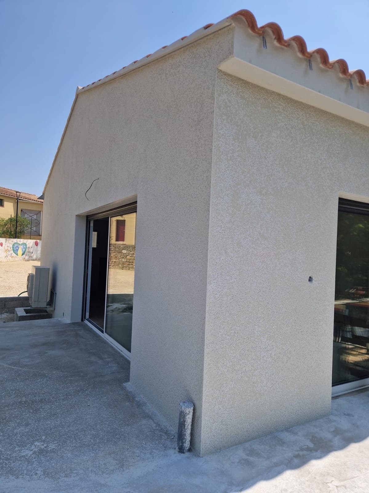 Maison neuve enduit monocouche - Saint-Nazaire — après